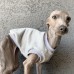 Colete Round Neck Cropped Moletom Peluciado  - Galgo Italiano / Whippet