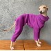 Jumpsuit Turtleneck Maxi Moletom Peluciado  - Galgo Italiano / Whippet