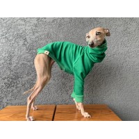 Sweater Turtleneck Maxi Moletom Peluciado  - Galgo Italiano / Whippet