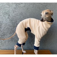 Jumpsuit Turtleneck Maxi Plush Felpudo - Galgo Italiano / Whippet