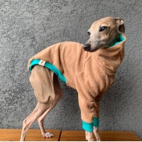 Sweater Turtleneck Maxi Plush Felpudo - Galgo Italiano / Whippet