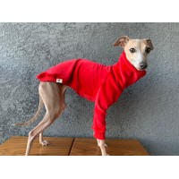 Sweater Turtleneck Plush Liso - Galgo Italiano / Whippet