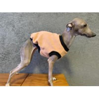 Colete Round Neck Cropped Plush Felpudo - Galgo Italiano / Whippet