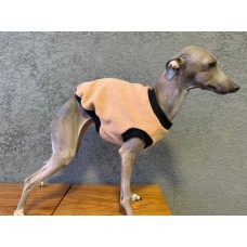 Colete Round Neck Cropped Plush Felpudo - Galgo Italiano / Whippet