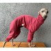 Jumpsuit Turtleneck Maxi Moletom Peluciado  - Galgo Italiano / Whippet