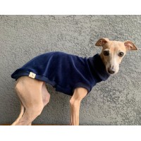 Colete Turtleneck Plush Liso - Galgo Italiano / Whippet