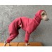 Jumpsuit Turtleneck Maxi Moletom Peluciado  - Galgo Italiano / Whippet