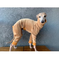 Jumpsuit Turtleneck Plush Liso - Galgo Italiano / Whippet