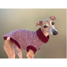 Colete Turtleneck  Moletom Peluciado Mesclado - Galgo Italiano / Whippet