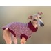 Colete Turtleneck  Moletom Peluciado Mesclado - Galgo Italiano / Whippet